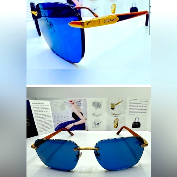 👑Chopard SCHG62V 383P‼️ Wood-Polarized Lenses ‼️ - Picture 3 of 16